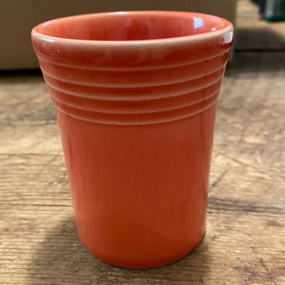 Fiestaware Persimmon Discontinued 6.5oz Tumbler
